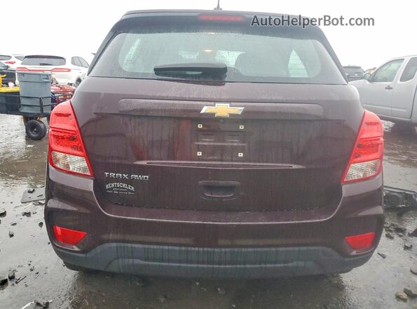 KL7CJNSB6MB354893 2021 CHEVROLET TRAX Maroon 