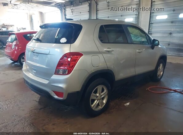 KL7CJNSBXMB360289 2021 CHEVROLET TRAX Silver უკანა მარჯვენა