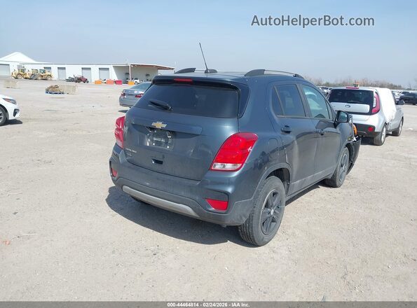 KL7CJPSBXMB342452 2021 CHEVROLET TRAX Gray Trasero derecho