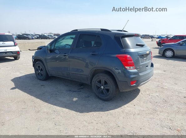 KL7CJPSBXMB342452 2021 CHEVROLET TRAX Gray Trasero izquierdo