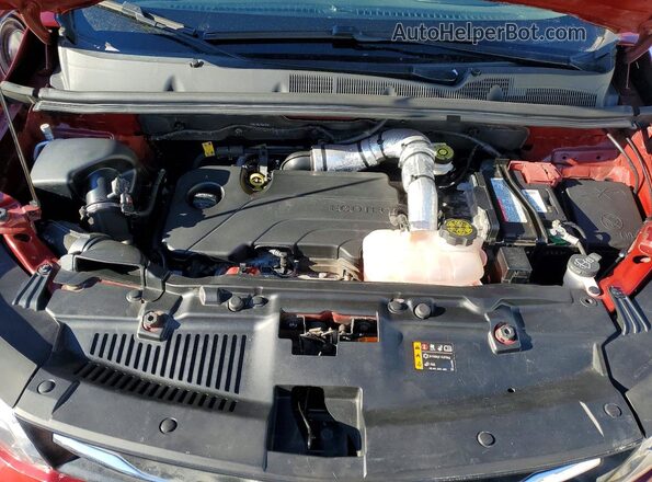 KL7CJPSM2NB530336 2022 CHEVROLET TRAX Красный Вид подкапотного пространства