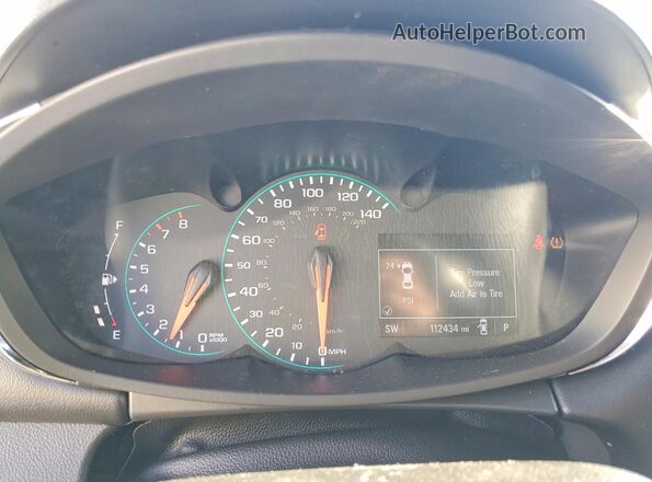 KL7CJPSM2NB530336 2022 CHEVROLET TRAX Красный Вид щитка приборов