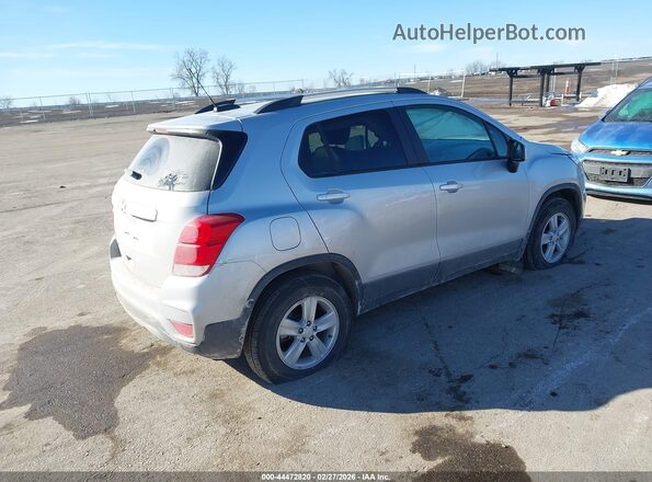KL7CJPSM4NB518608 2022 CHEVROLET TRAX Silver Задня права чверть