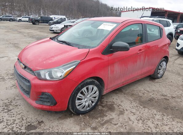 KL8CA6SAXHC716099 2017 CHEVROLET SPARK Красный Передняя левая четверть