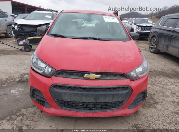 KL8CA6SAXHC716099 2017 CHEVROLET SPARK Красный Вид щитка приборов