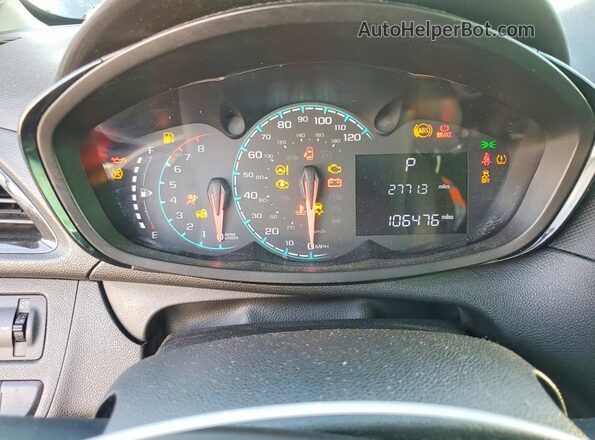 KL8CB6SA5GC632509 2016 CHEVROLET SPARK Gray Vista del cuadro de instrumentos