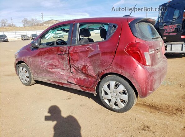KL8CB6SA5NC033445 2022 CHEVROLET SPARK Red უკანა მარცხენა
