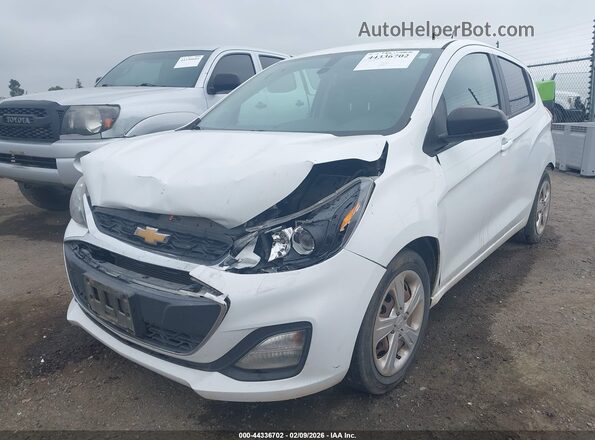 KL8CB6SA9KC732377 2019 CHEVROLET SPARK Белый Передняя левая четверть