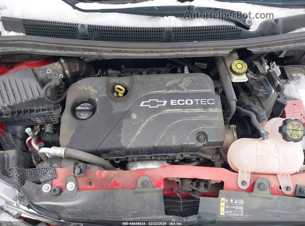 KL8CD6SA0NC010780 2022 CHEVROLET SPARK Red უკანა ხედი