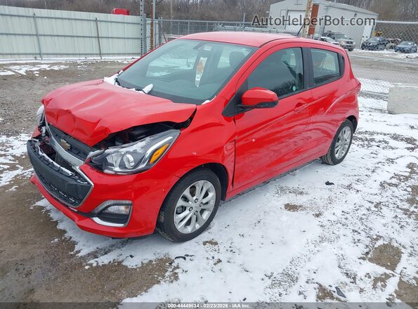KL8CD6SA0NC010780 2022 CHEVROLET SPARK Red წინა მარცხენა ხედი სამი მეოთხედიდან