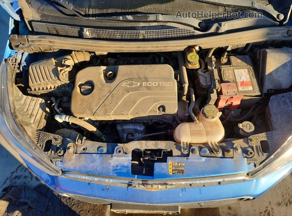 KL8CD6SA5HC759739 2017 CHEVROLET SPARK Синий Вид задней части салона