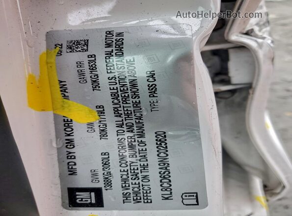 KL8CD6SA9NC025620 2022 CHEVROLET SPARK White 