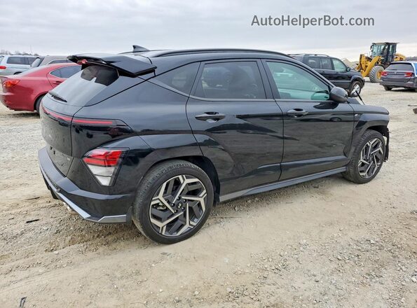 KM8HA3A3XRU034782 2024 HYUNDAI KONA Black უკანა მარჯვენა