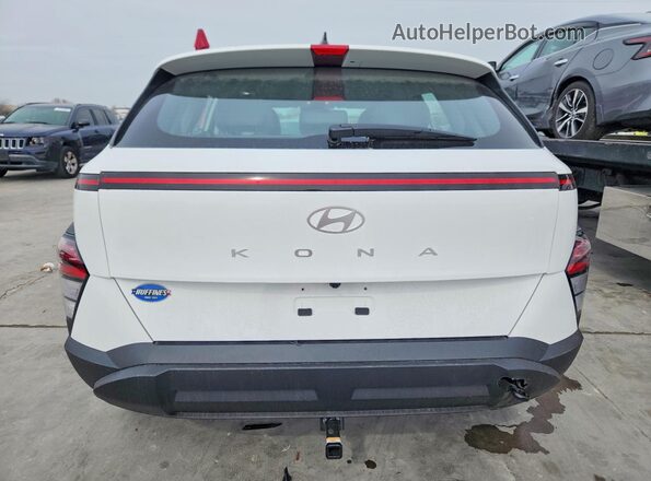 KM8HA3AB6TU371643 2026 HYUNDAI KONA White Հետևի տեսք