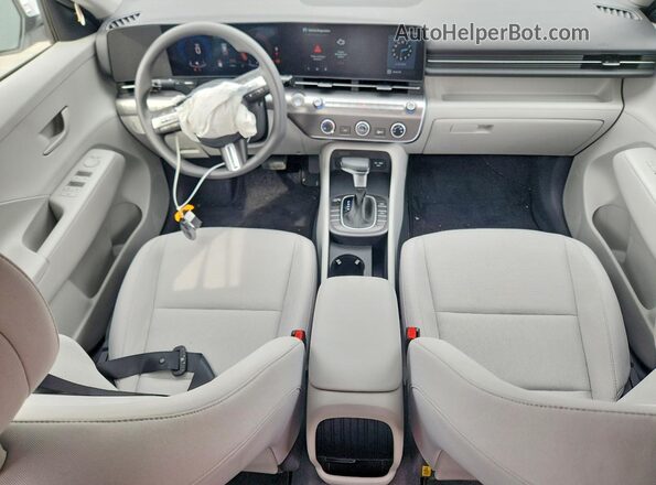 KM8HA3AB6TU371643 2026 HYUNDAI KONA White Առջևի վահանակի տեսք