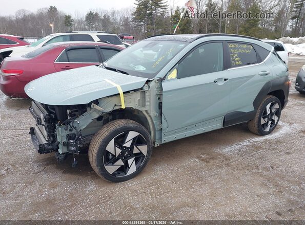 KM8HECA34RU062856 2024 HYUNDAI KONA Green Առջևի ձախ երեք քառորդ տեսարան