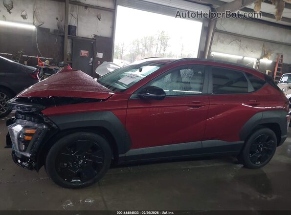 KM8HF3AB3TU381192 2026 HYUNDAI KONA Red Widok wnętrza z tyłu