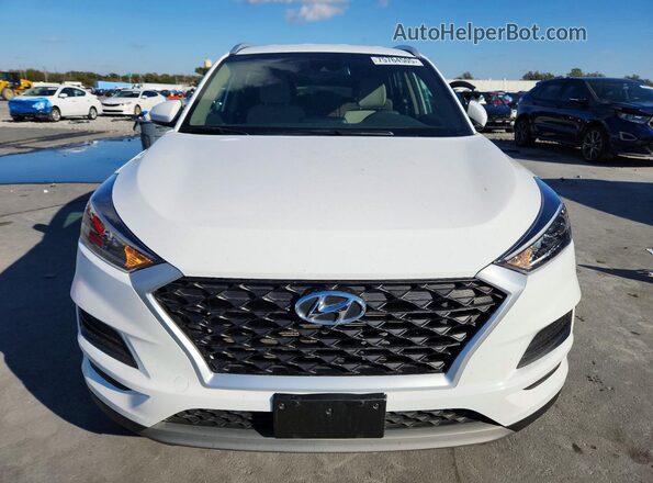 KM8J33AL0KU037658 2019 HYUNDAI TUCSON White Widok z przodu