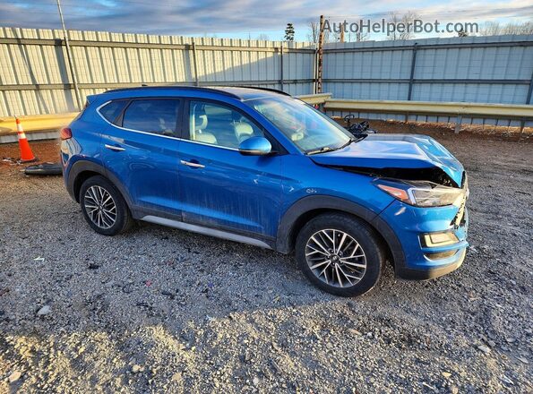 KM8J3CAL9MU370590 2021 HYUNDAI TUCSON Blue 
