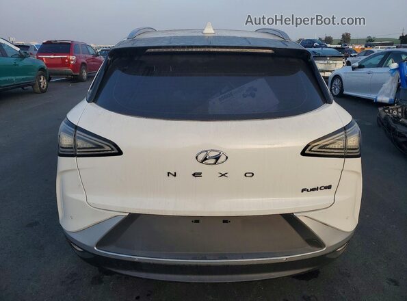 KM8J84A63MU013827 2021 HYUNDAI NEXO Белый Вид сзади