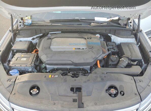 KM8J84A63MU013827 2021 HYUNDAI NEXO Белый Вид задней части салона