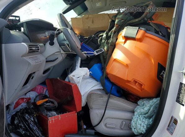 KM8J84A63MU013827 2021 HYUNDAI NEXO Белый Вид салона спереди