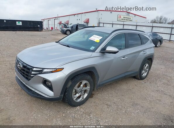 KM8JB3AE9NU090724 2022 HYUNDAI TUCSON Gray Առջևի ձախ երեք քառորդ տեսարան