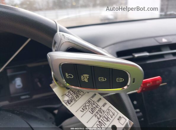 KM8JB3AE9NU090724 2022 HYUNDAI TUCSON Gray Առջևի վահանակի տեսք