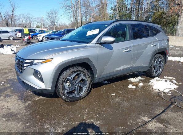 KM8JBDA22PU133296 2023 HYUNDAI TUCSON PLUG-IN HYBRID Серебряный Передняя левая четверть