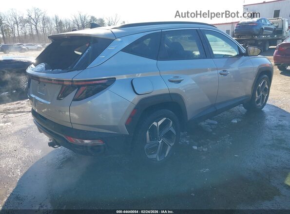 KM8JBDA22PU133296 2023 HYUNDAI TUCSON PLUG-IN HYBRID Серебряный Задняя правая четверть