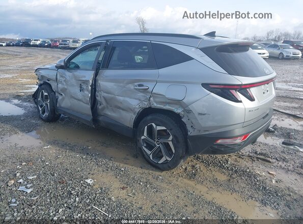 KM8JBDA28NU039520 2022 HYUNDAI TUCSON PLUG-IN HYBRID Silver Задня ліва чверть