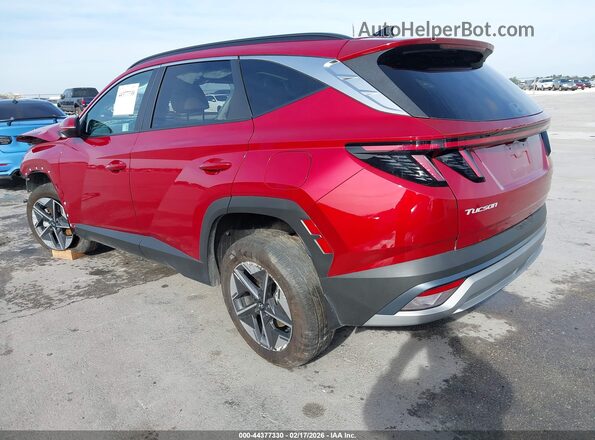 KM8JCDD16SU296848 2025 HYUNDAI TUCSON HYBRID Red Tył lewy
