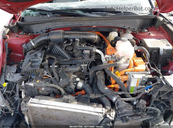 KM8JCDD16SU296848 2025 HYUNDAI TUCSON HYBRID Red Widok z tyłu