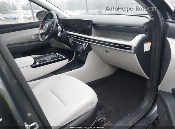 KM8JCDD19SU323900 2025 HYUNDAI TUCSON HYBRID Gray Вид салону спереду