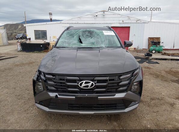 KM8JCDD1XSU302974 2025 HYUNDAI TUCSON HYBRID Gray Rear interior view