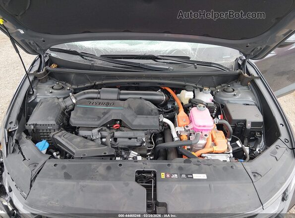 KM8JCDD1XSU302974 2025 HYUNDAI TUCSON HYBRID Gray Rear view