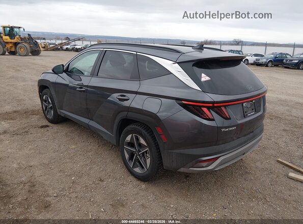 KM8JCDD1XSU302974 2025 HYUNDAI TUCSON HYBRID Gray Rear left