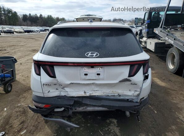 KM8JECA12NU082212 2022 HYUNDAI TUCSON White Vista trasera