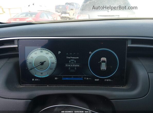 KM8JF3DE9RU306237 2024 HYUNDAI TUCSON White Vista de los asientos traseros