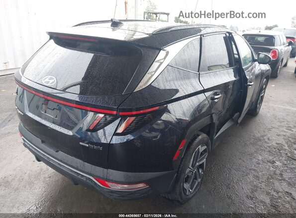 KM8JFCA15PU087355 2023 HYUNDAI TUCSON HYBRID Dark Blue Задняя правая четверть