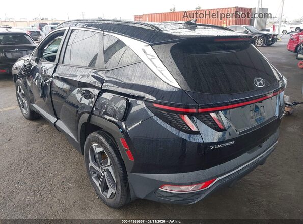 KM8JFCA15PU087355 2023 HYUNDAI TUCSON HYBRID Dark Blue Задняя левая четверть