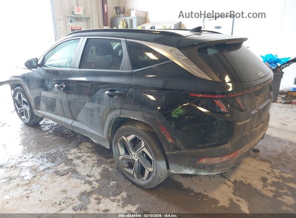 KM8JFCA19NU026362 2022 HYUNDAI TUCSON HYBRID Black Tył lewy