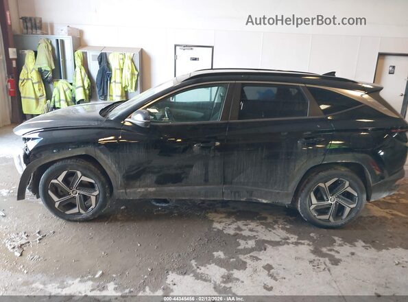 KM8JFCA19NU026362 2022 HYUNDAI TUCSON HYBRID Black Widok wnętrza 360 stopni