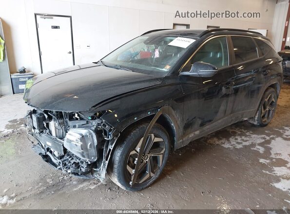 KM8JFCA19NU026362 2022 HYUNDAI TUCSON HYBRID Black Przód lewy