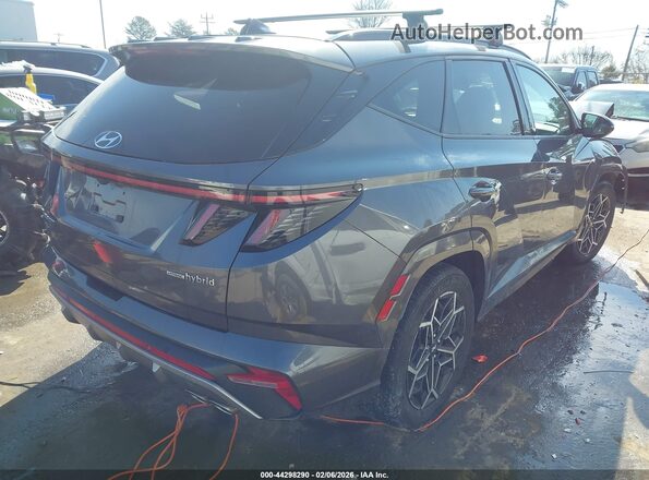 KM8JFCD16RU170372 2024 HYUNDAI TUCSON HYBRID Gray Tył prawy