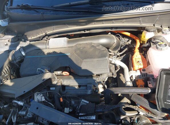 KM8JFCD16RU170372 2024 HYUNDAI TUCSON HYBRID Gray Widok z tyłu
