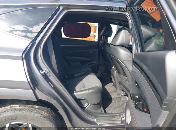 KM8JFCD16RU170372 2024 HYUNDAI TUCSON HYBRID Gray Widok naklejki z numerem VIN