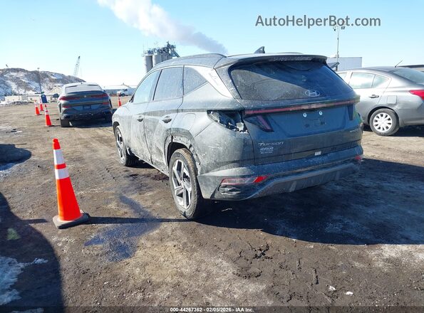 KM8JFDD22RU182677 2024 HYUNDAI TUCSON PLUG-IN HYBRID Gray Trasero izquierdo