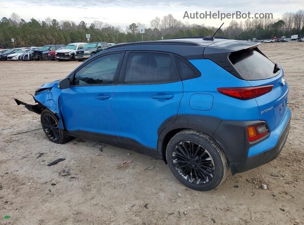 KM8K22AA6KU373153 2019 HYUNDAI KONA Синий 