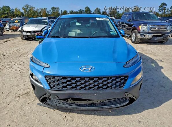 KM8K22AB3NU779565 2022 HYUNDAI KONA Blue Widok z przodu